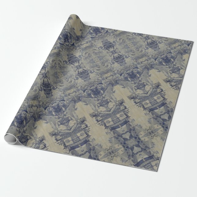Papel de embrulho de designs portugueses (Desenrolado)