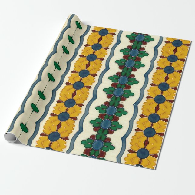Papel de embrulho de designs portugueses (Desenrolado)