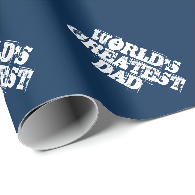 Papel de embrulho de Dia de os pais para o Pai do  (Ponta do rolo)