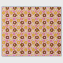 Papel de embrulho de Donuts doces