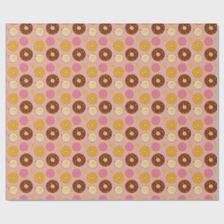 Papel de embrulho de Donuts doces