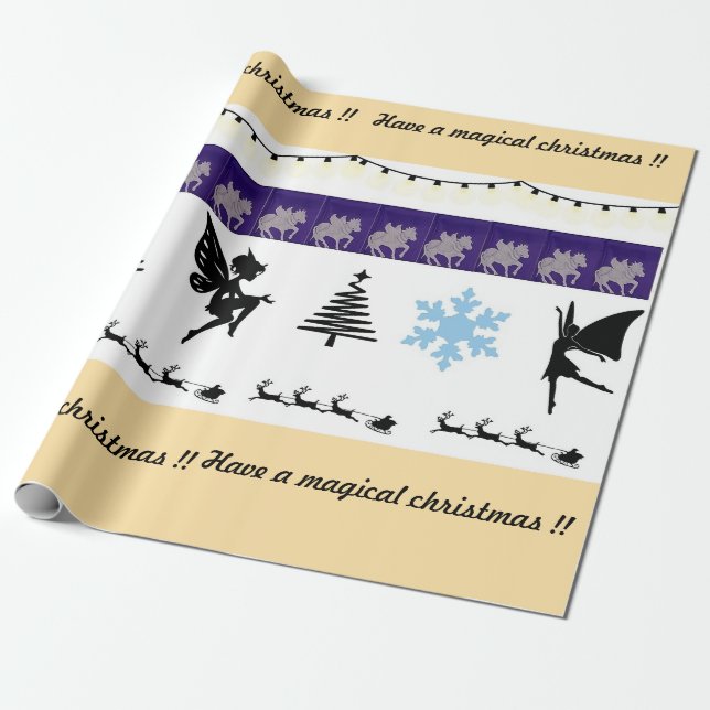 Papel de embrulho de fadas (Desenrolado)
