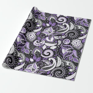 Papel de embrulho de festa de aniversário elegante
