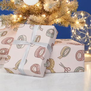 Papel de embrulho de fita washi floral japonesa