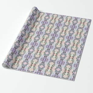 Papel de Embrulho de Flor Minimalista