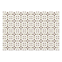 Papel de embrulho de flores orgânicas conjunto de 
