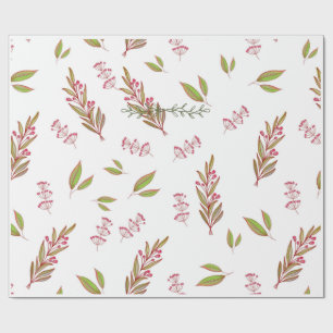 Papel de embrulho de flores silvestres projetado