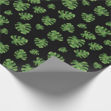 Papel de embrulho de folha de Monstera 76 cm x 1,8