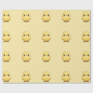 Papel de Embrulho de Franguinho Fofo Presente Ador