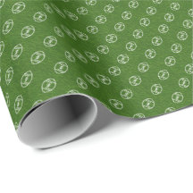Papel de embrulho de futebol de campo verde vibran