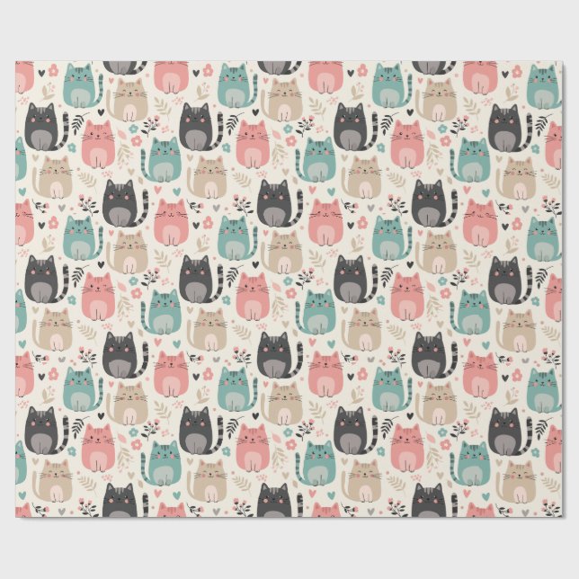 Papel de embrulho de gato (Aberto)