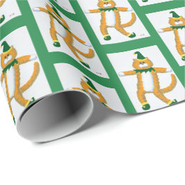 Papel de embrulho de gato liso