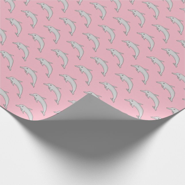 Papel de embrulho de golfinho (Ponta)