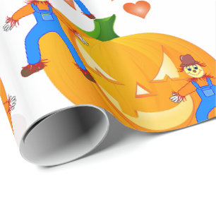 Papel de embrulho de Halloween, Abóbora