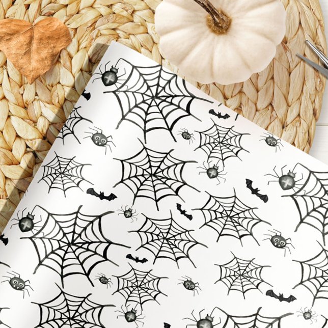 Papel de embrulho de Halloween de Aranhas Assustad (Criador carregado)