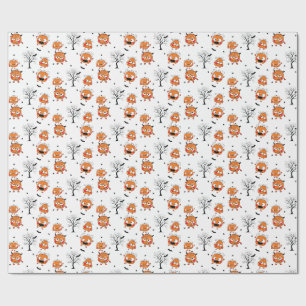 Papel de embrulho de Halloween Morcego Bebê Doce A
