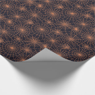 Papel de embrulho de Halloween-Teias de aranha