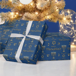 Papel de embrulho de Hanukkah