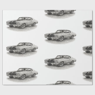 Papel de Embrulho de Hot Rod