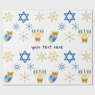 Papel de embrulho de inverno personalizável do Han