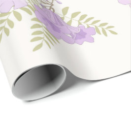 Papel de embrulho de Jacaranda Roxo Pastel Suave
