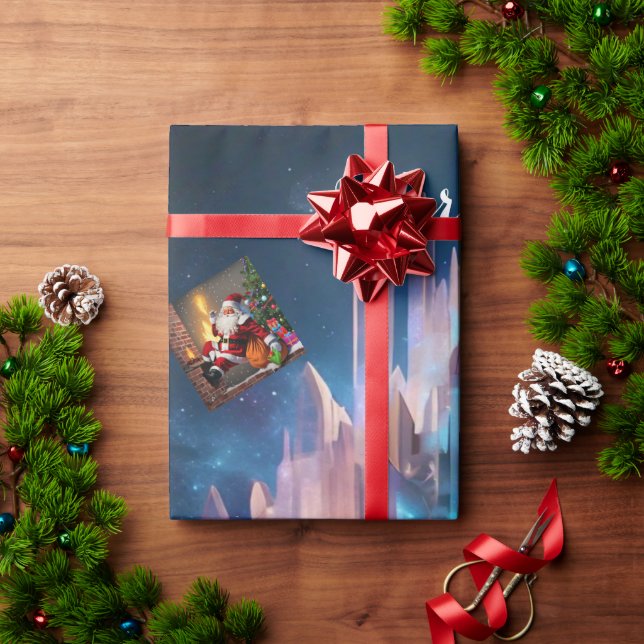 papel de embrulho de James Michael Miller (Presente de Natal)