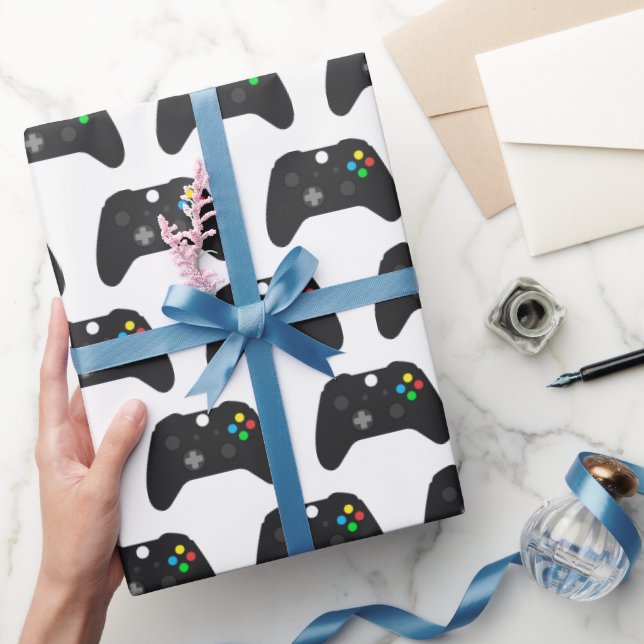 Papel de embrulho de jogos, papel de presente de v (Presentear)