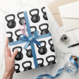 Papel de embrulho de Kettlebell, Papel de presente