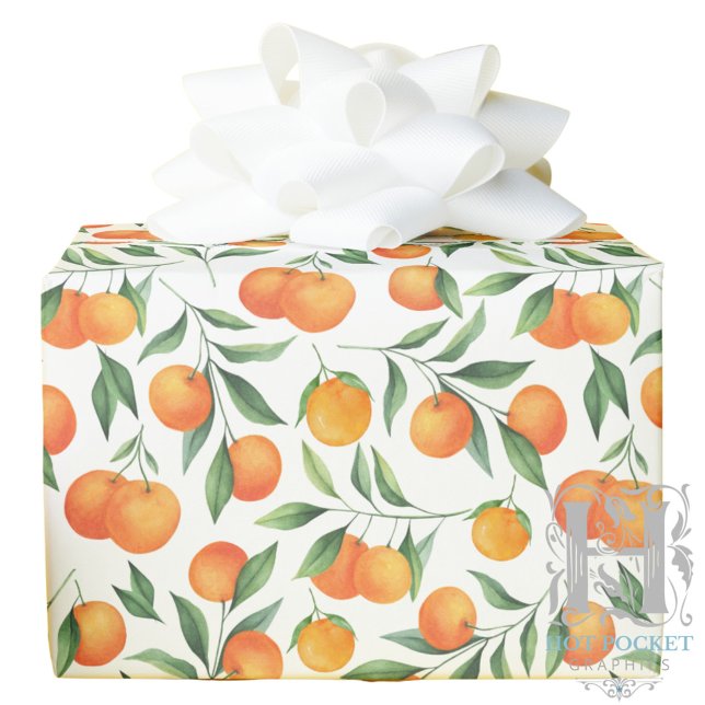 Papel de embrulho de laranjas (Criador carregado)