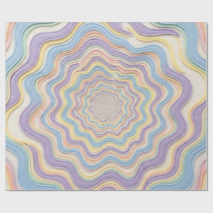 Papel de embrulho de lavanda menta pastel abstrato