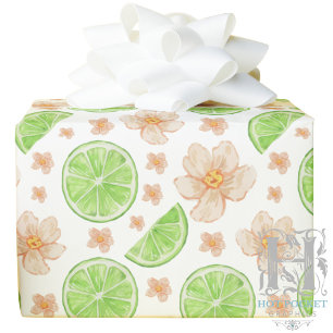 Papel de embrulho de limões