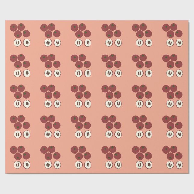 Papel de embrulho de maçã veludo (Aberto)