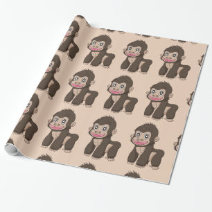 Papel de Embrulho de Macaco
