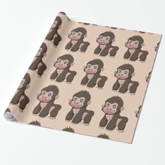 Papel de Embrulho de Macaco (Desenrolado)