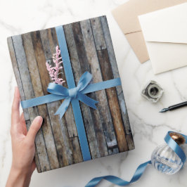 Papel de embrulho de madeira super na moda