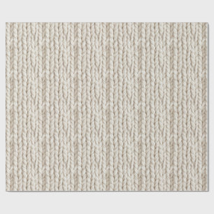 Papel de embrulho de malha aconchegante