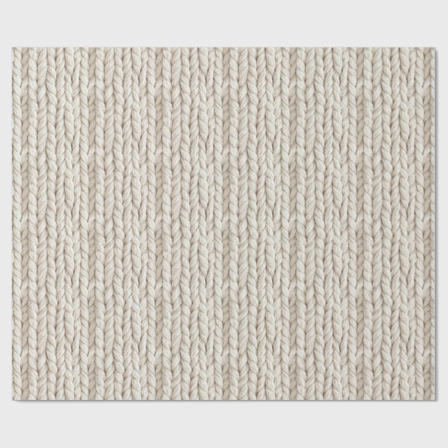 Papel de embrulho de malha aconchegante (Aberto)