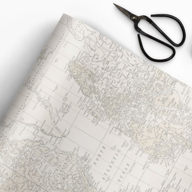 Papel de embrulho de mapa antigo (Criador carregado)