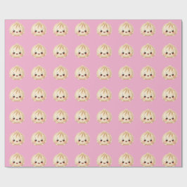 Papel de embrulho de massa para menina bebê