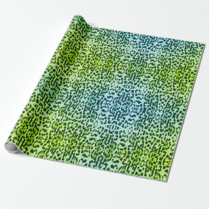 Papel de embrulho de na moda de impressão animal