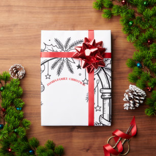 Papel de embrulho de Natal