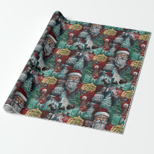 Papel de embrulho de Natal