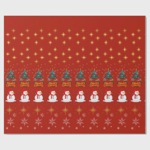 Papel de embrulho de Natal