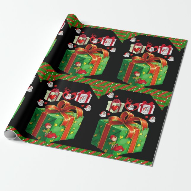 Papel de embrulho de Natal (Desenrolado)