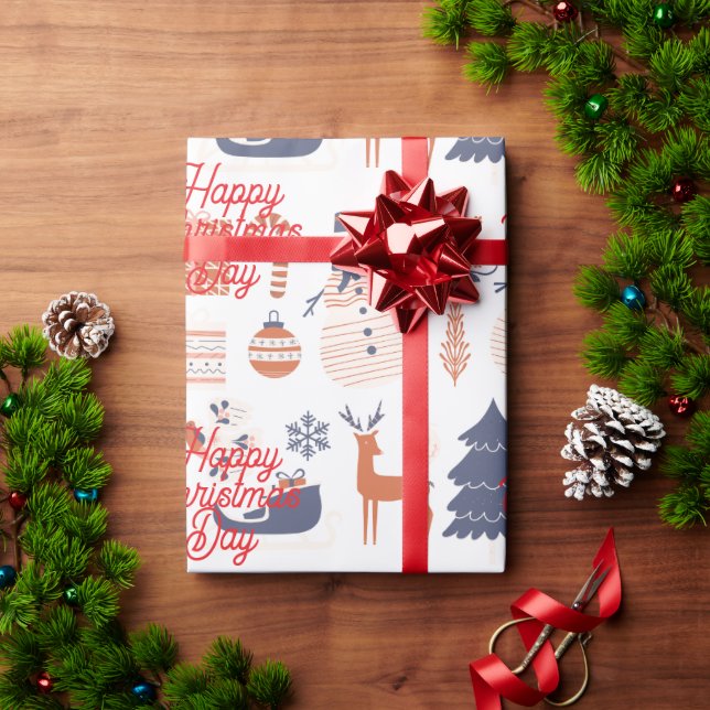 Papel de embrulho de Natal (Presente de Natal)