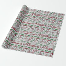 Papel de embrulho de Natal
