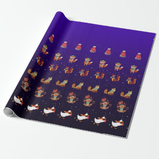 Papel de embrulho de Natal