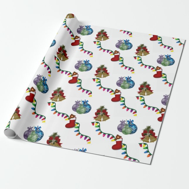 Papel de embrulho de Natal (Desenrolado)