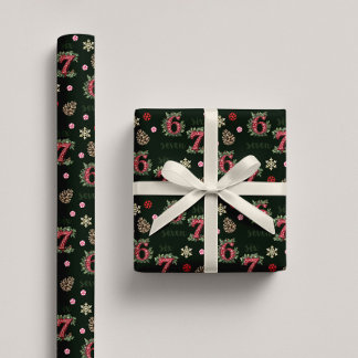 Papel de embrulho de Natal 67 Six Seven