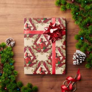 Papel de embrulho de Natal Alice no País das Marav
